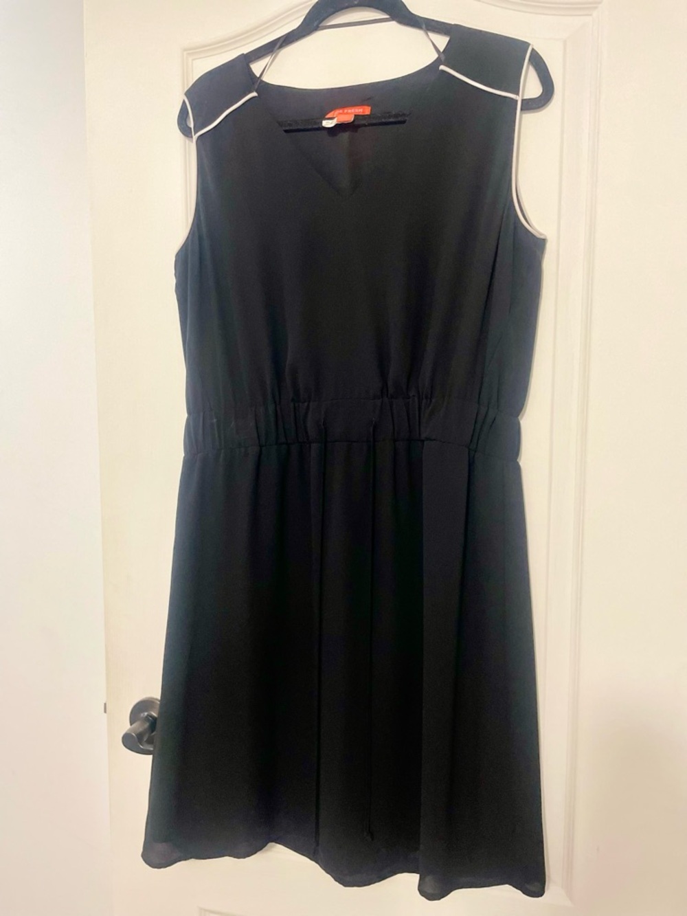 Joe Fresh Black Dress with White Trim